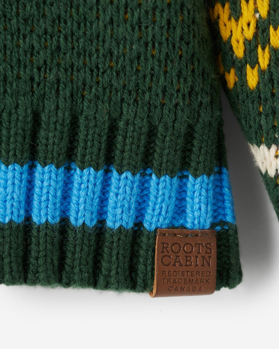 Toddler Cabin Shawl Fair Isle Cardigan