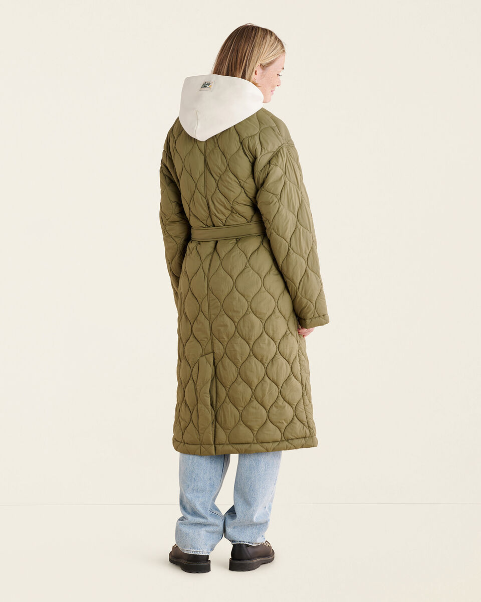 Brooks Long Quilted Jacket