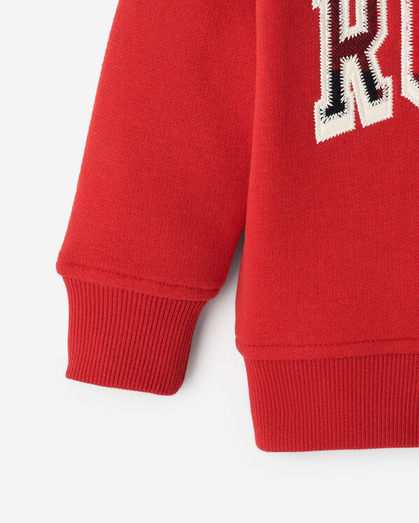 Chandail &agrave; col rond avec appliqu&eacute; &agrave; carreaux pour b&eacute;b&eacute;s
