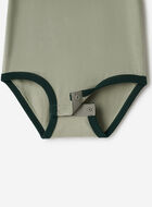 Combinaison style baseball à manches courtes en coton biologique Cooper pour bébés