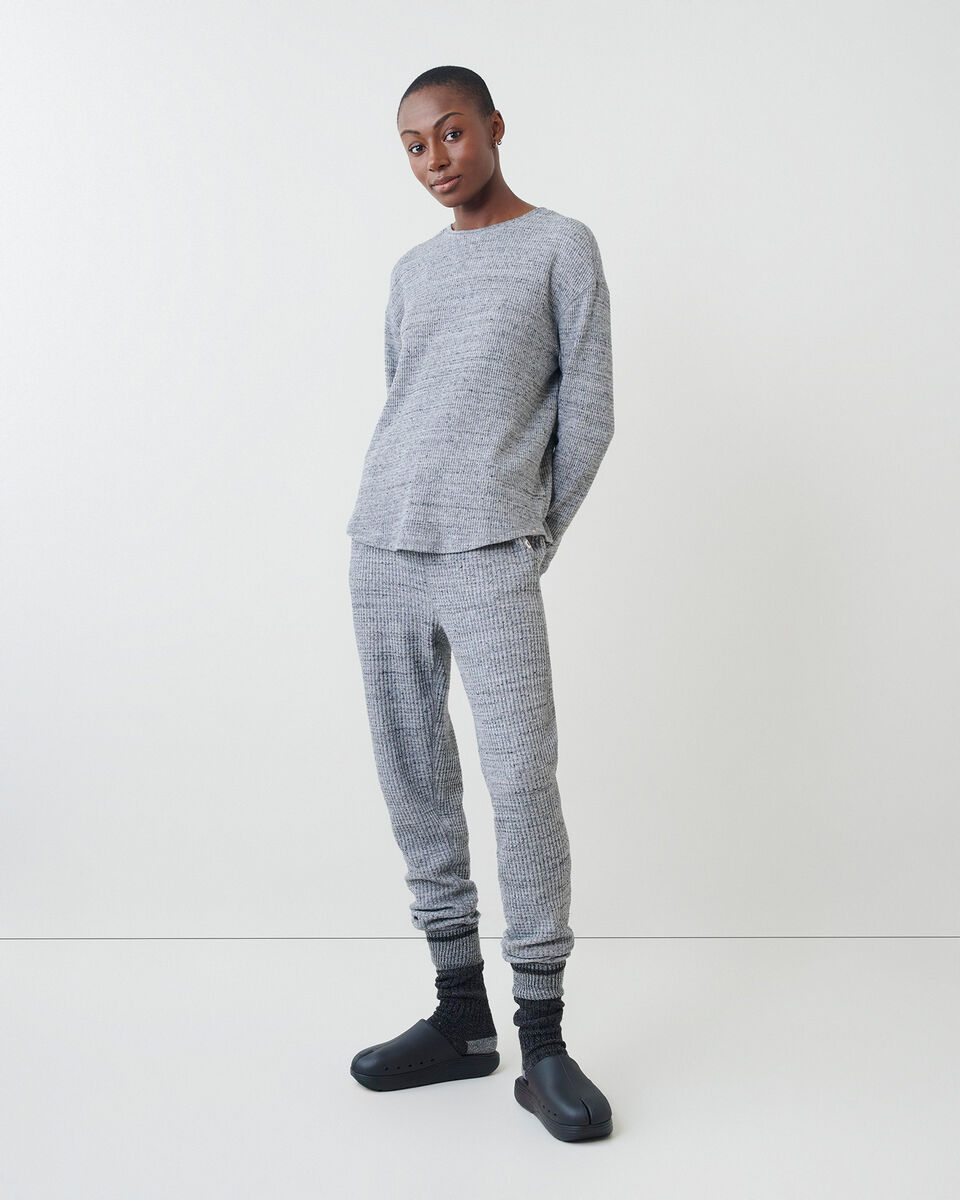Waffle Long sleeve Top