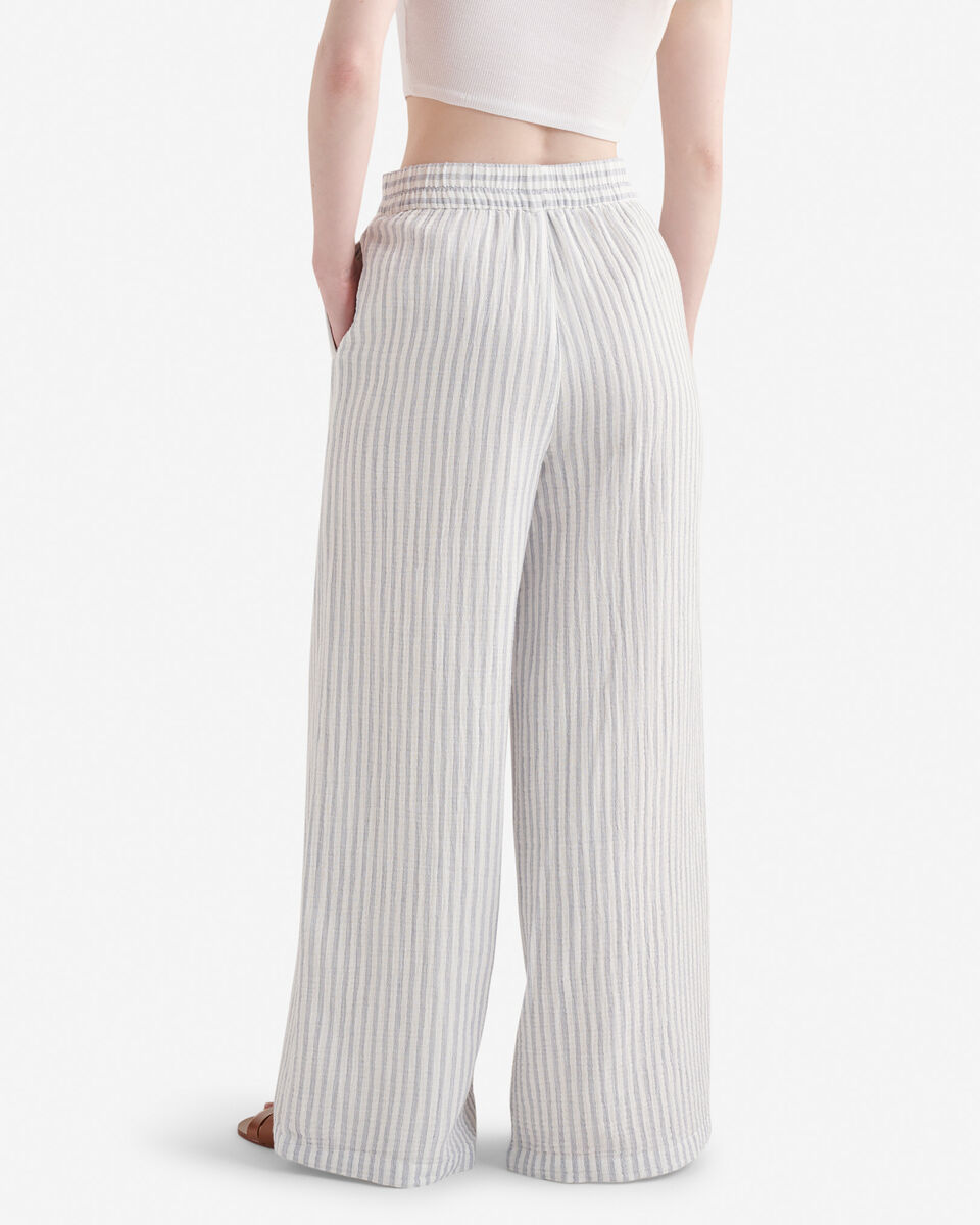 Isla Cotton Gauze Print Wide Leg Pant