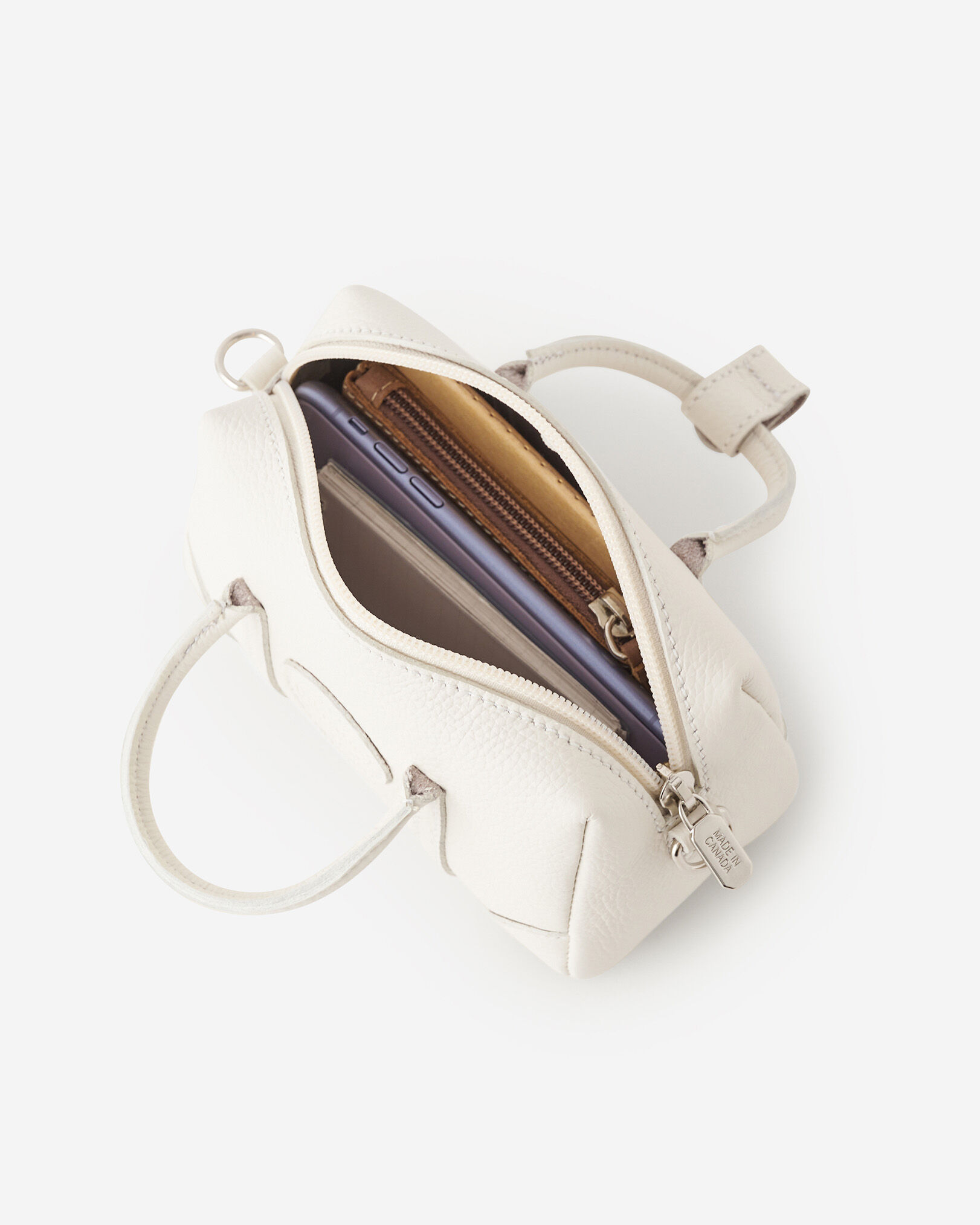 Mini sac à bandoulière Banff en cuir Cervino