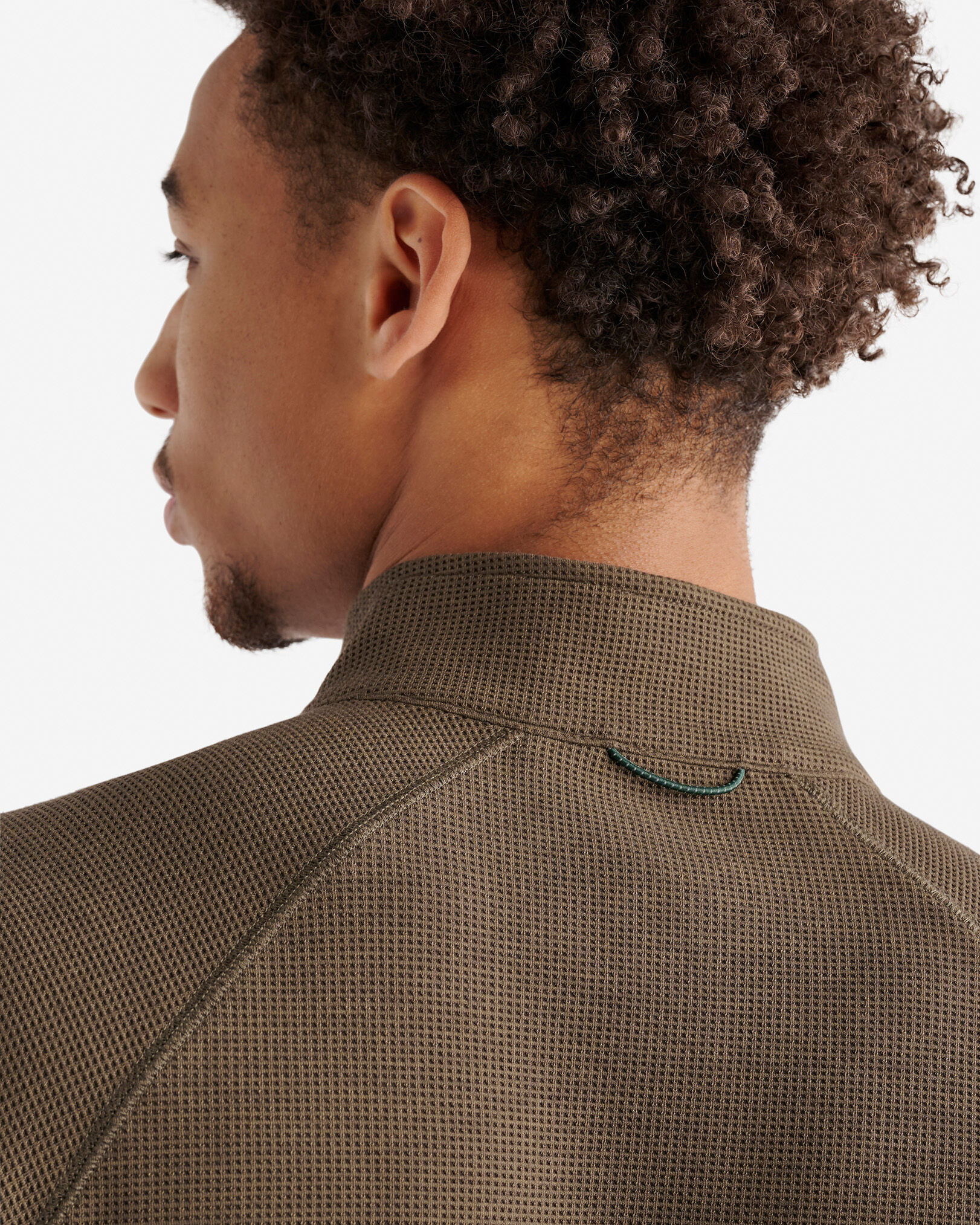 Active Grid Half Zip Stein