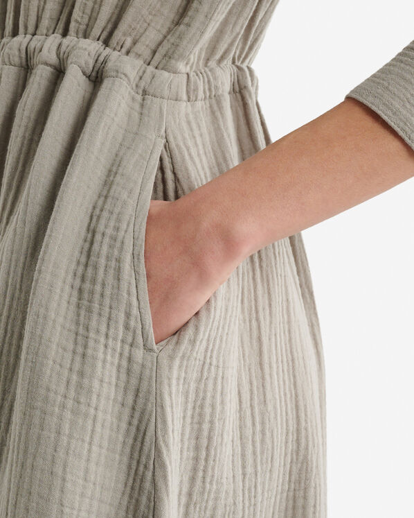 Robe chemise en gaze de coton Isla