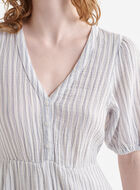 Isla Cotton Gauze Print Tea Dress