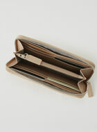 Zip Around Clutch Metallic