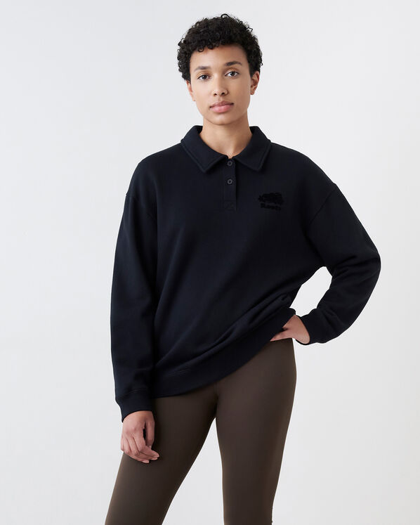 Organic Cooper Relaxed Polo Sweatshirt