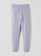 Pantalon en molleton de coton bio à taille haute Cooper