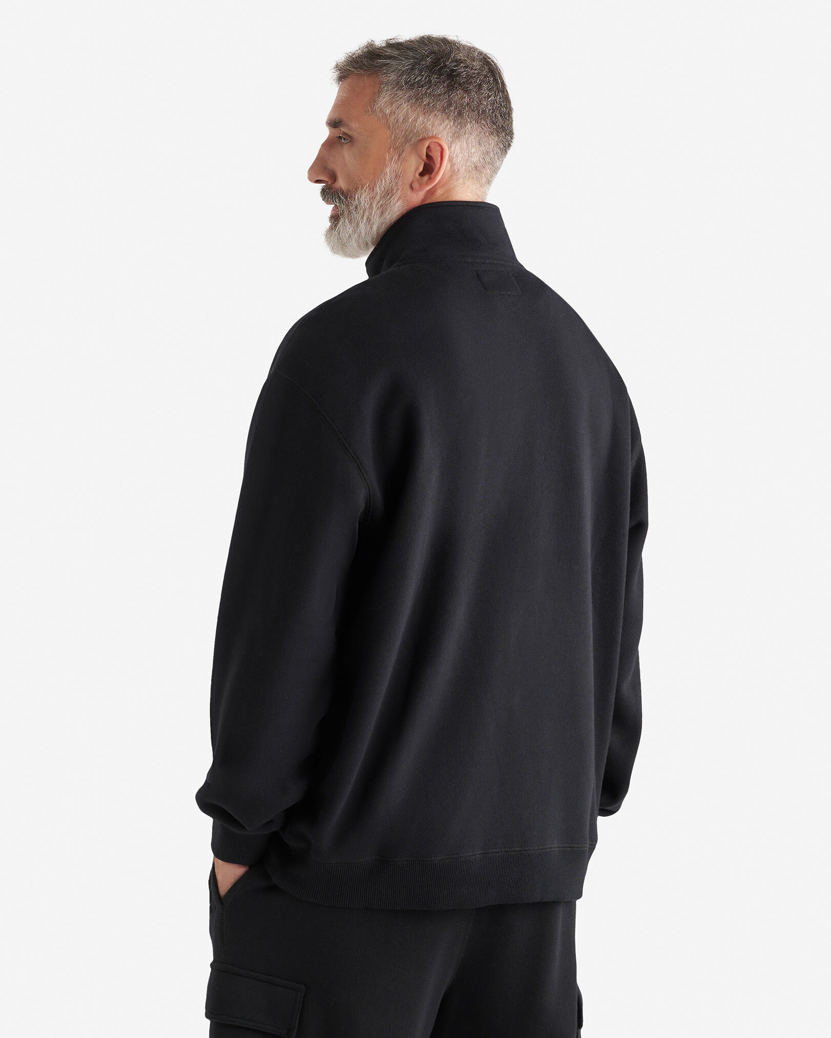 Organic Cooper Relaxed Kanga Half Zip Stein