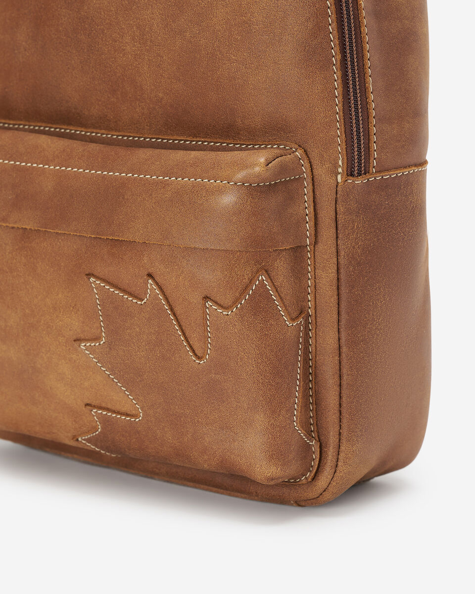 Sac à dos Feuille d’érable en cuir Tribe