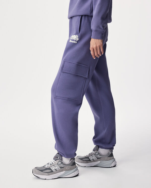 Pantalon cargo molletonn&eacute; en coton biologique Cooper