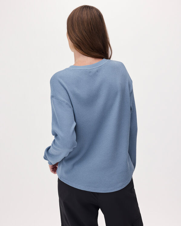 Waffle Long Sleeve Top