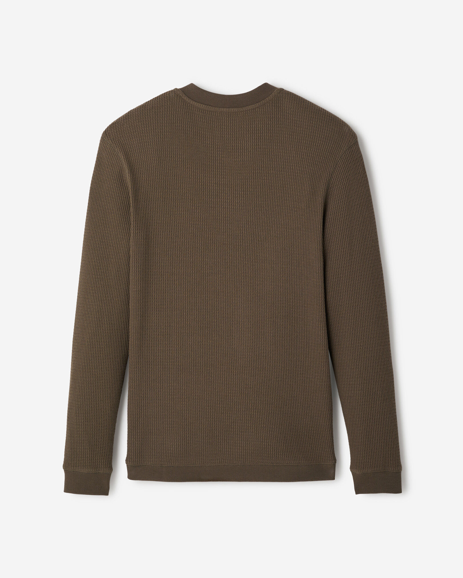 Waffle Long Sleeve Henley