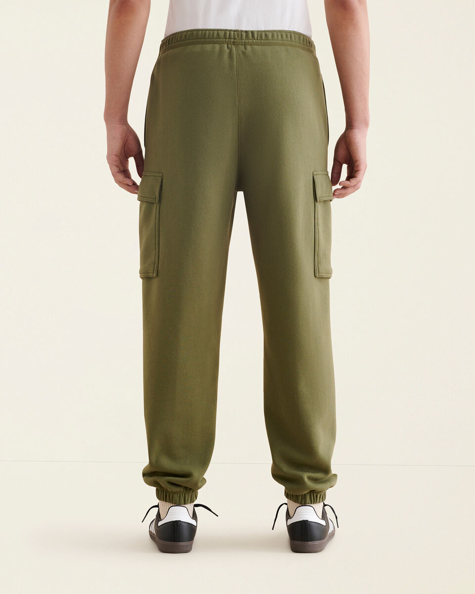 Pantalon cargo décontracté en molleton de coton bio Cooper