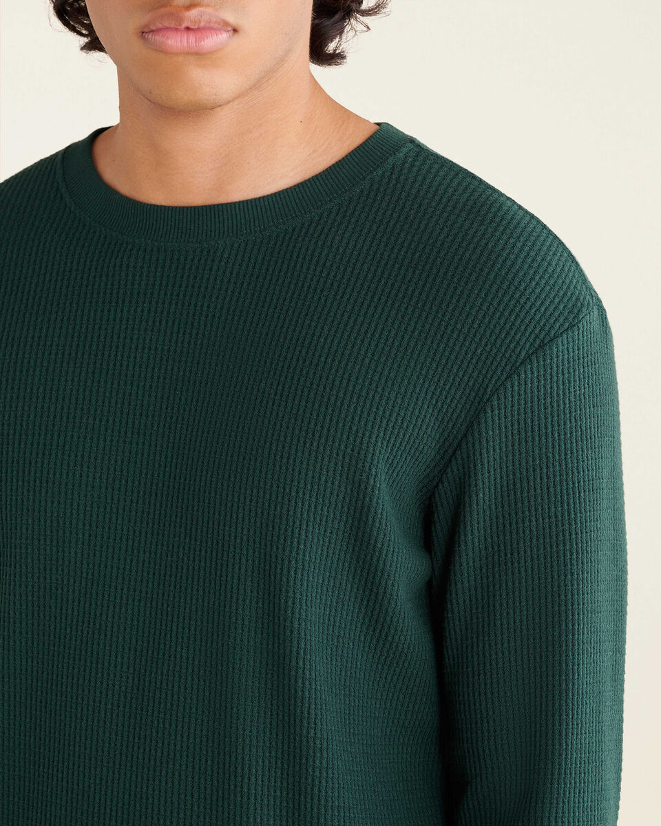 Waffle Long Sleeve Crew Top