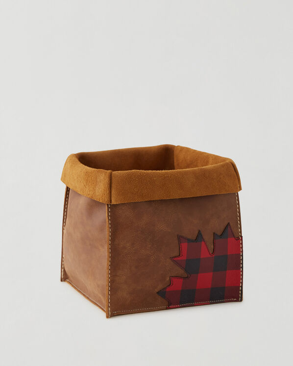 Park Plaid Canada Large Basket