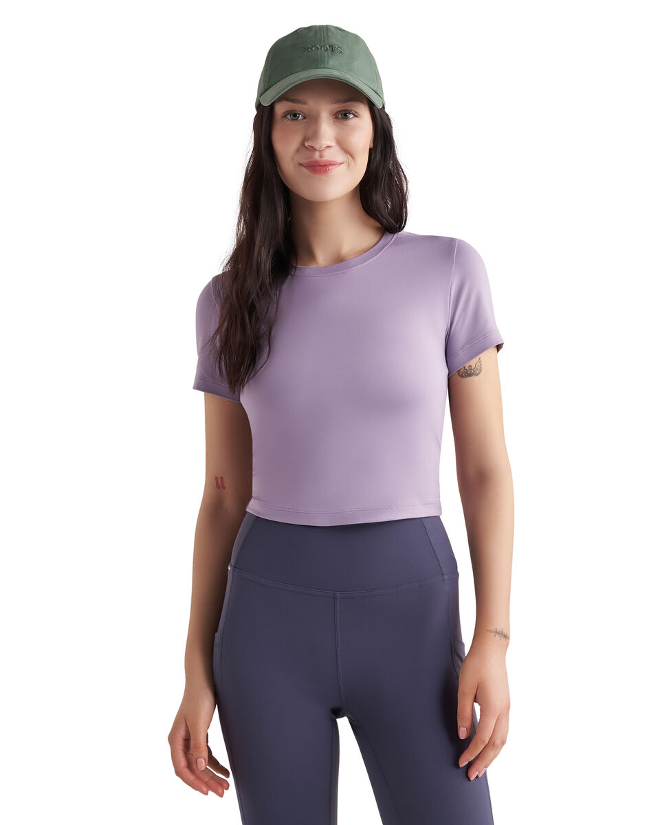 Renew Knit Crop T-Shirt