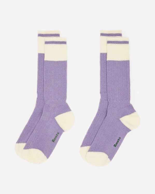 Adult Roots Warm Cabin Pop Sock 2 Pack