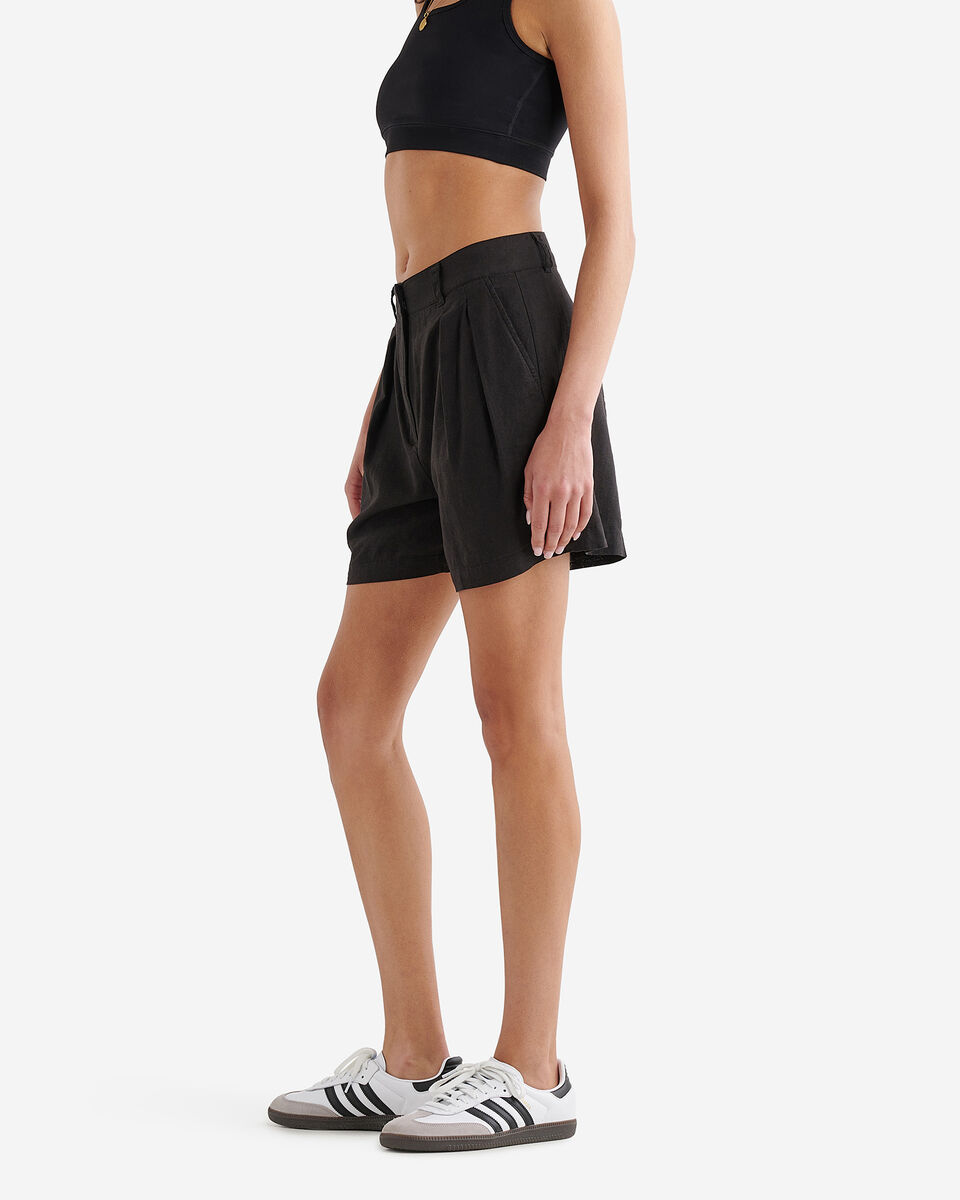 Linen Pleated Walking Short 3.5 Inch