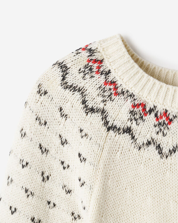 Toddler Girls Cabin Fair Isle Dress