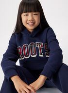 Kids Plaid Applique Hoodie