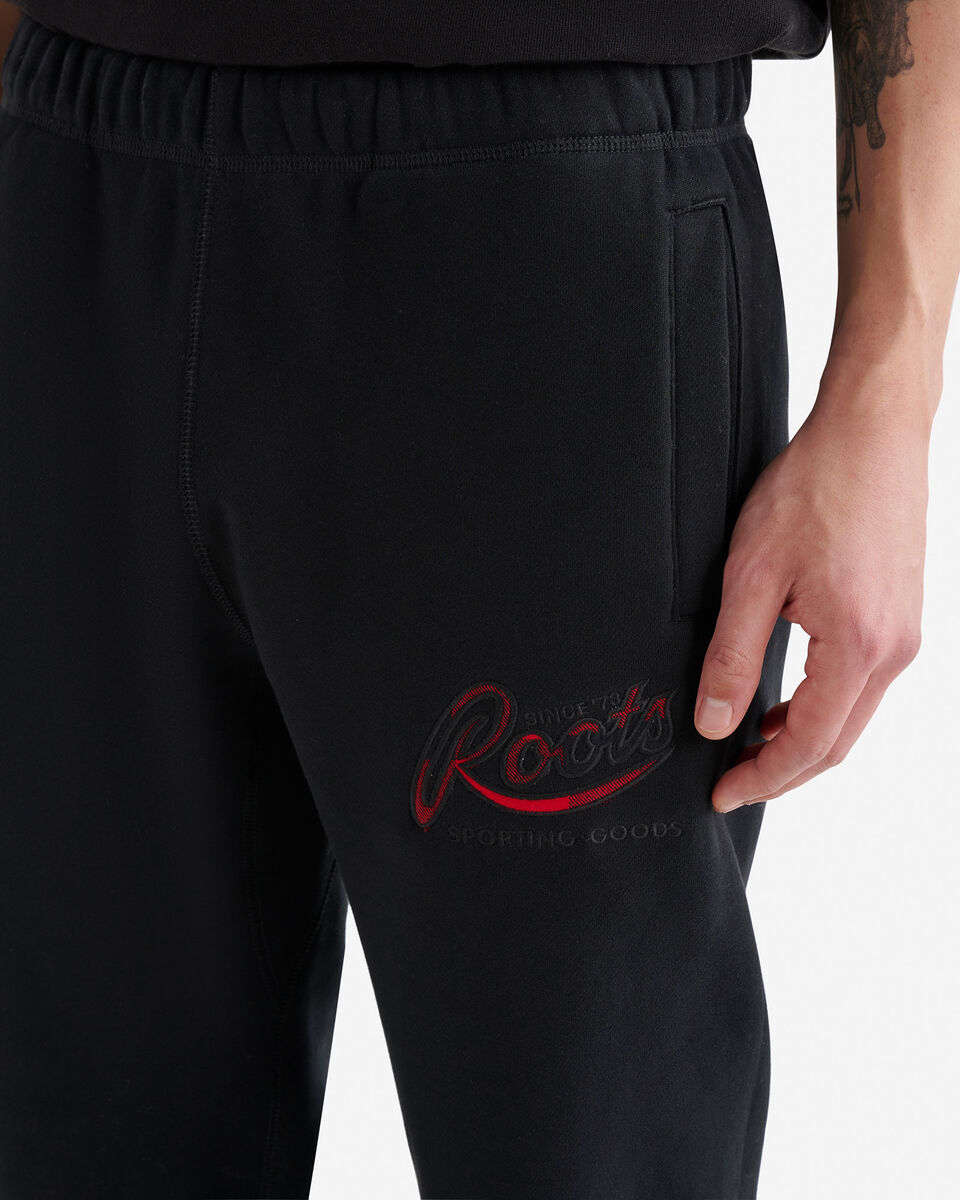 Pantalon en molleton avec appliqué à carreaux