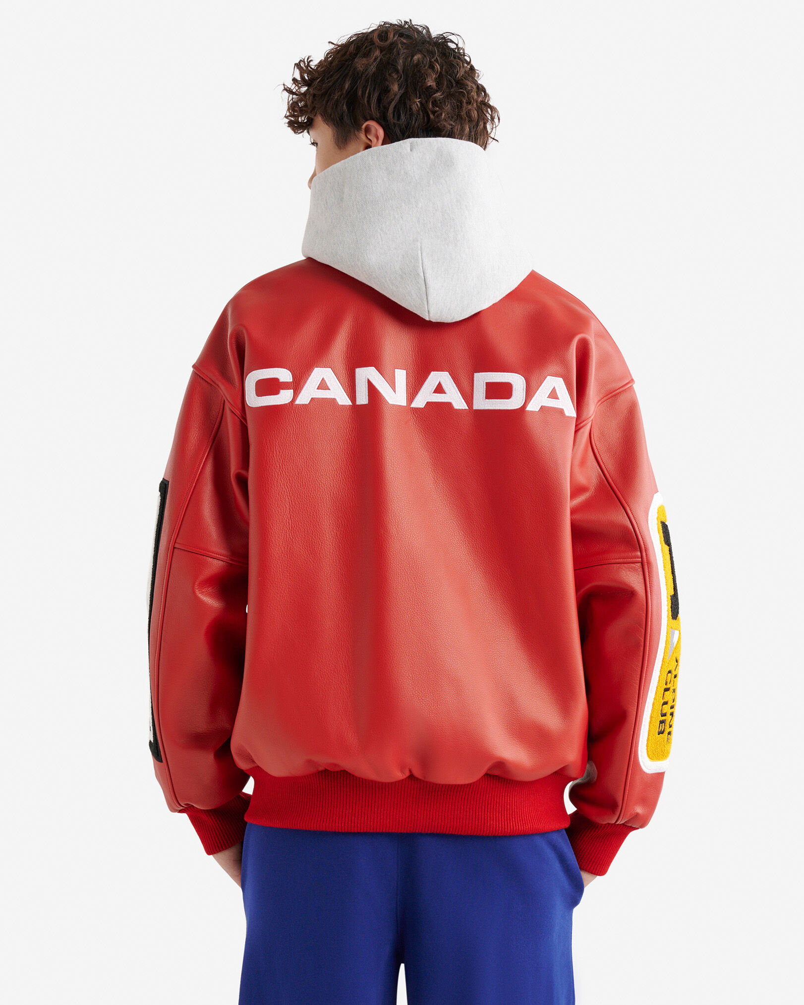 Alpine Goods Leather Jacket | Varsity Jackets | Roots