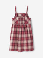 Girls Plaid Slip Dress