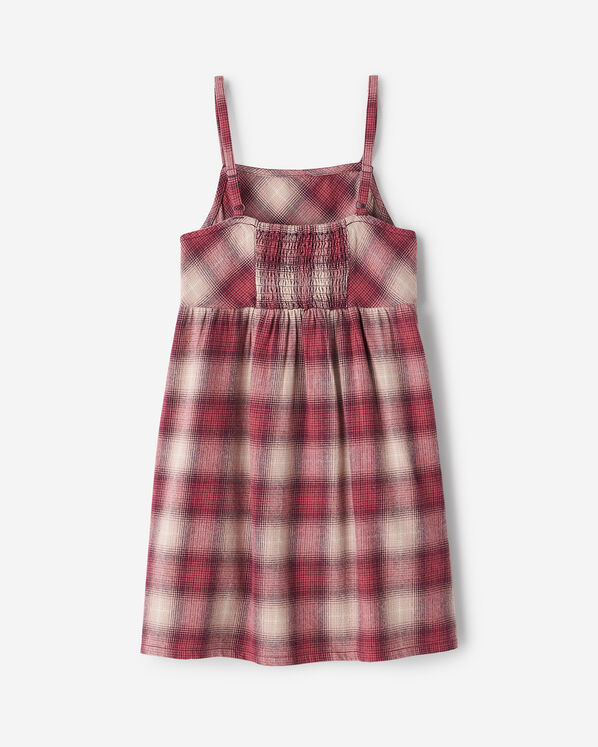 Girls Plaid Slip Dress