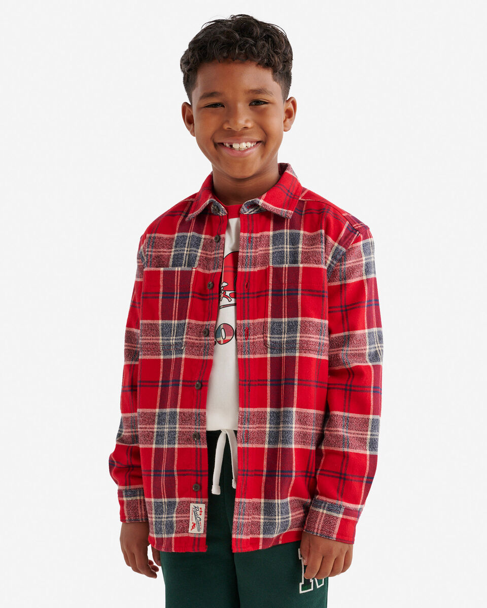 Kids Plaid Tidings Shirt