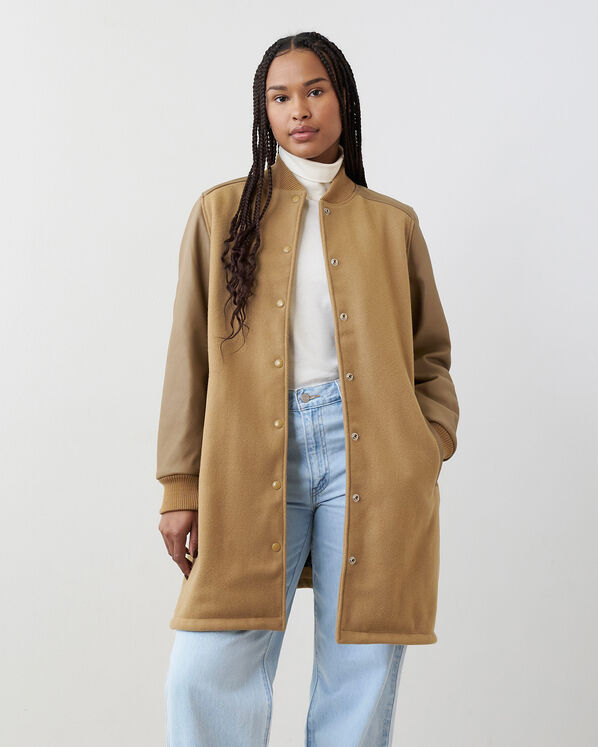 Womens A-line Varsity Jacket
