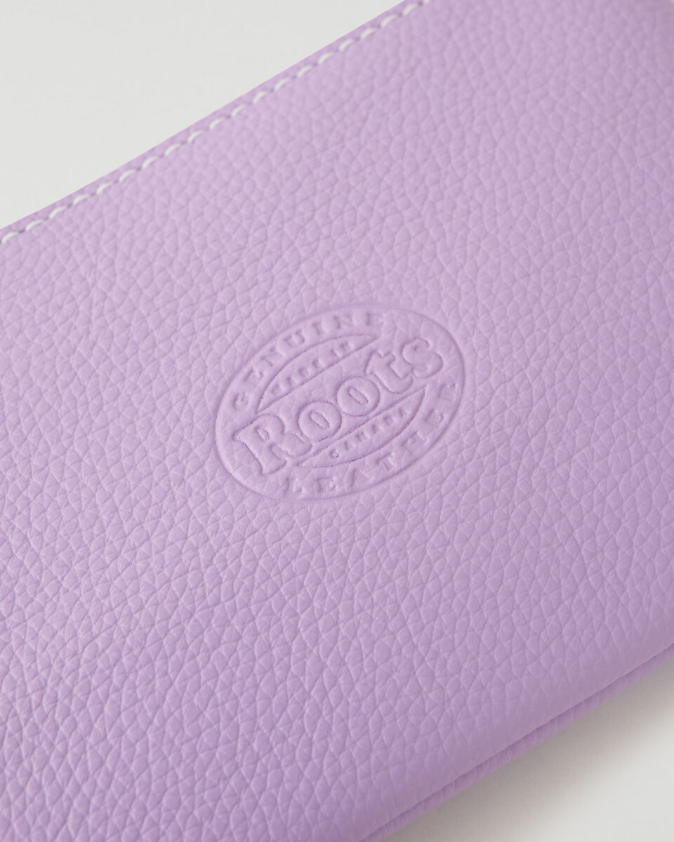 Pochette moyenne à glissière en cuir Cervino