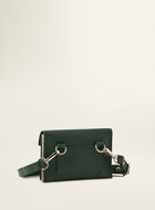 Mini sac à goussets latéraux en accordéon en cuir Cervino