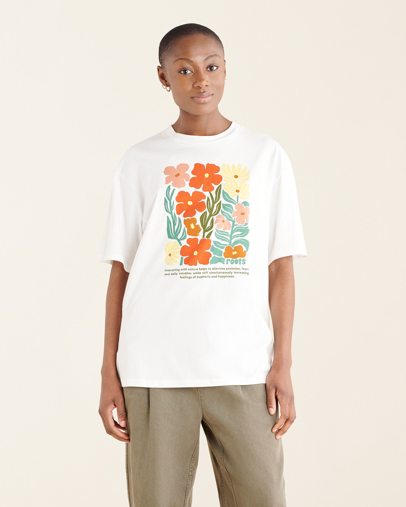 Tee shirt fleur femme best sale