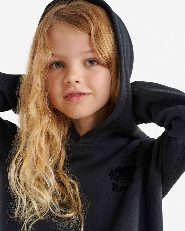 Chandail kangourou original à capuchon en coton bio pour enfants