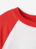 T-shirt style baseball Cooper en coton bio pour femme