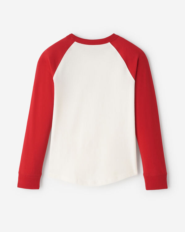 T-shirt style baseball à carreaux pour enfants T-shirt style baseball à carreaux pour enfants