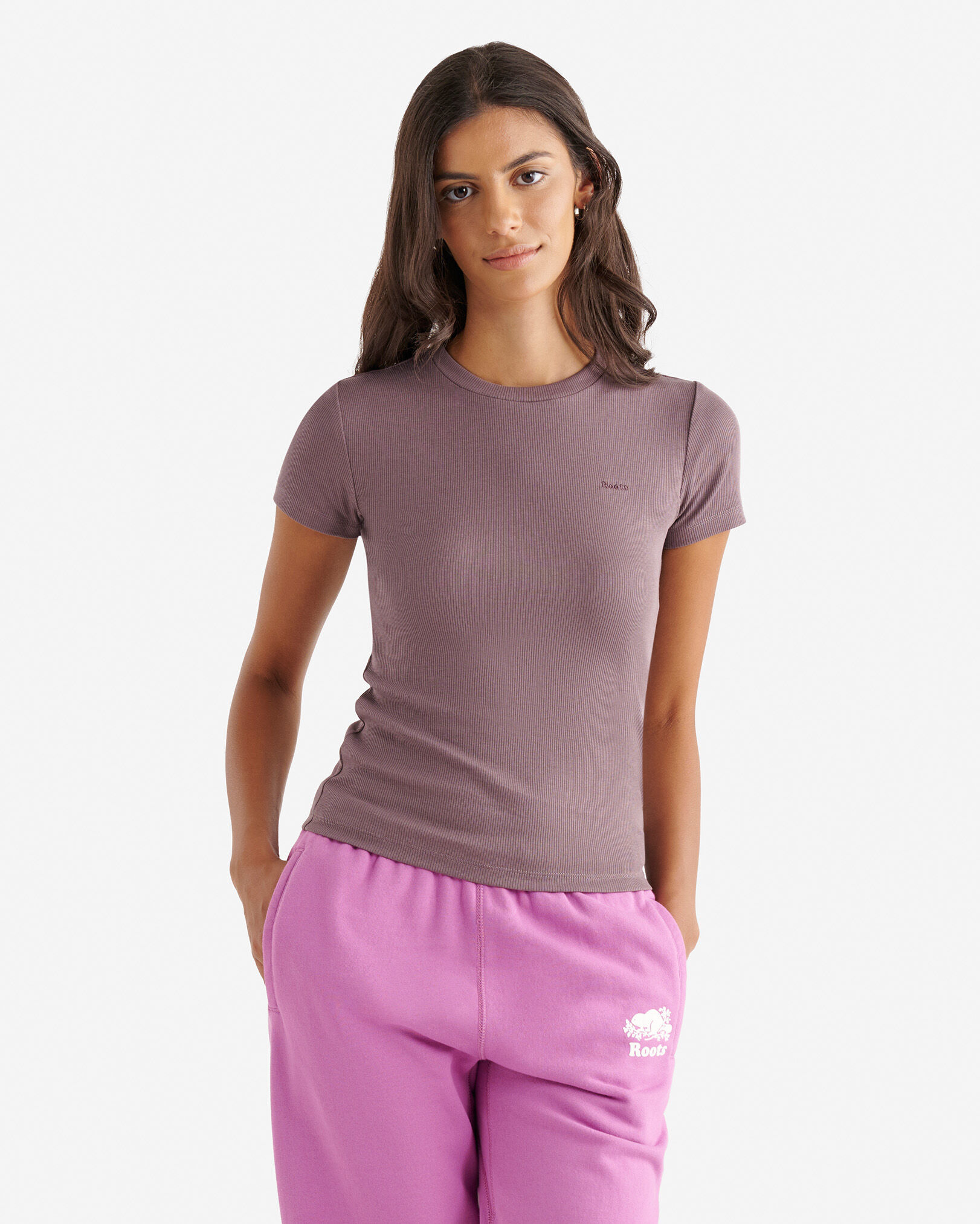 Roam Rib Fitted Short Sleeve Top