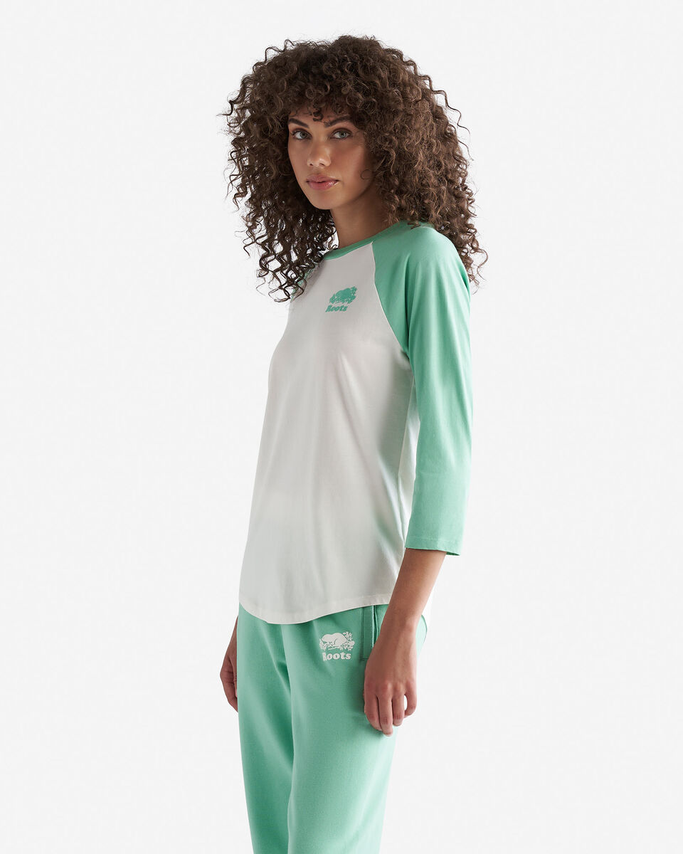 Womens Organic Cooper Baseball T-shirt