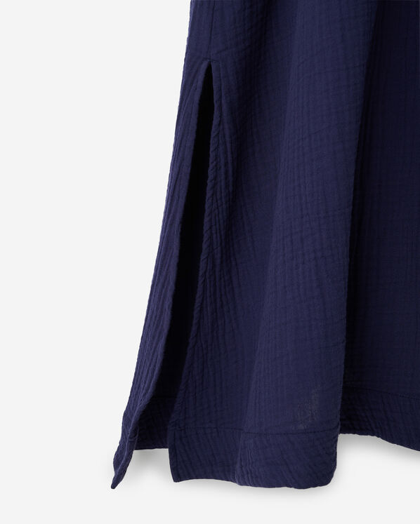 Robe chemise en gaze de coton Isla