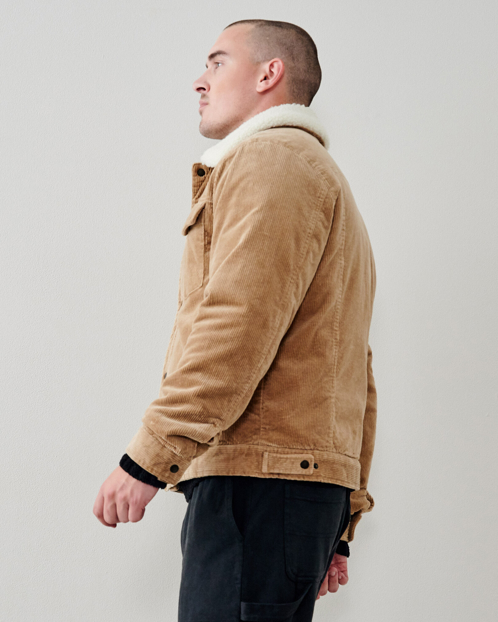 Sherpa Lined Trucker Jackets Outerwear Roots