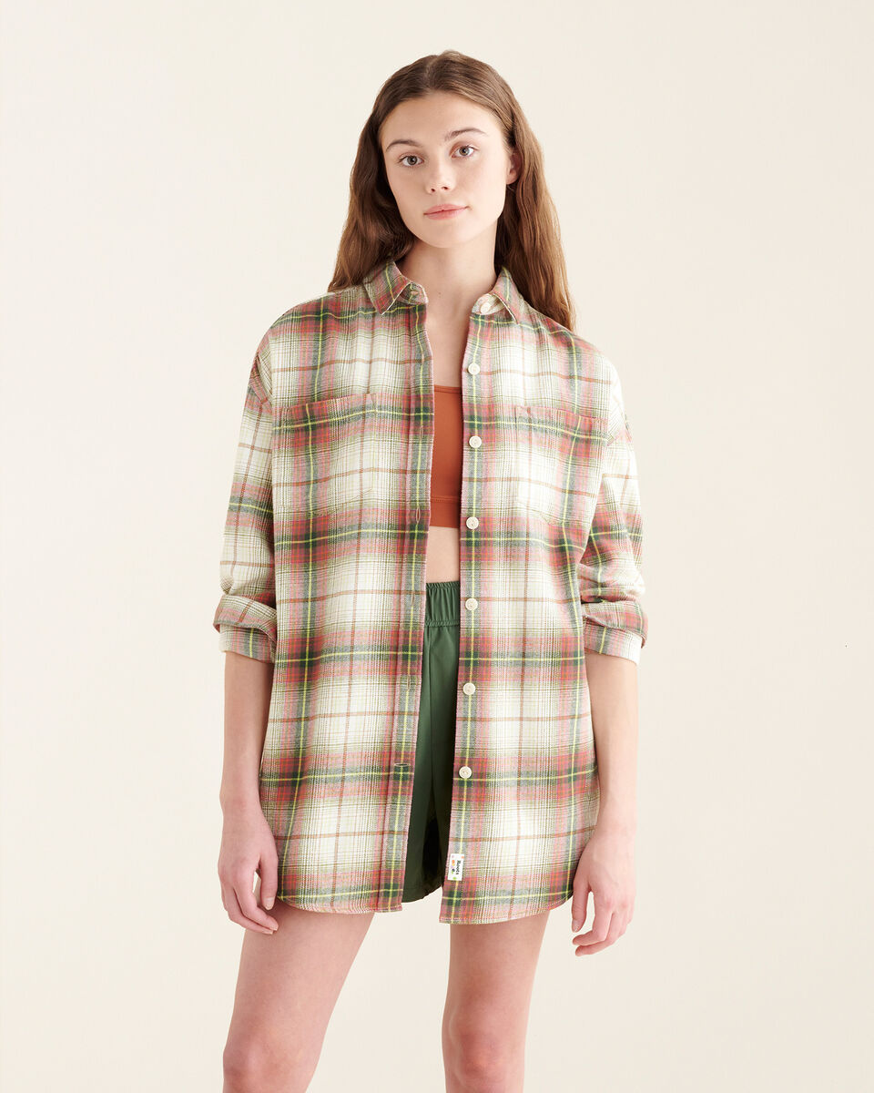 Chemise surdimensionnée en flanelle Roots x alder 