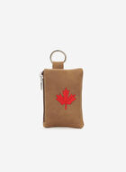 Maple Leaf Top Zip Pouch Tribe