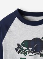 Kids Plaid Baseball T-Shirt