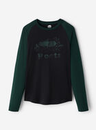 Mens Cooper Plaid Raglan Long Sleeve T-Shirt