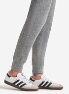 Pantalon original ajusté long à cheville côtelée en molleton de coton bio (entrejambe : 32,5 po)