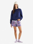 Womens Plaid Pajama Short