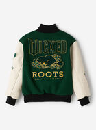 Kids Roots X Wicked Varsity Jacket