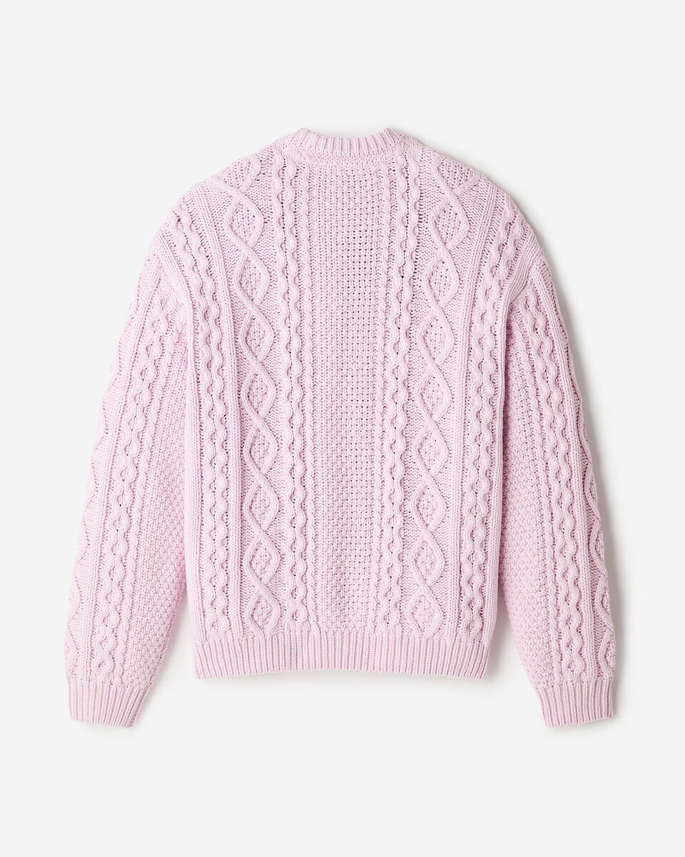 Cable Knit Crew Sweater